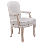 Кресло Aubrey Classical Armchair beige flax варинант исполнения - 1 | Loft Concept в Новосибирске