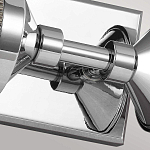 Бра для ванных комнат горизонтальное с 2-мя прозрачными рифлеными цилиндрическими плафонами Feiss варинант исполнения - 3 | Loft Concept в Новосибирске