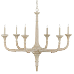 Люстра из дерева в форме подсвечника Coastal Aesthetics варинант исполнения - 1 | Loft Concept в Новосибирске