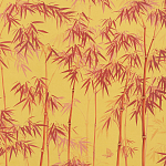 Обои ручная роспись Distant Bamboo Firefly on dyed paper варинант исполнения - 2 | Loft Concept в Новосибирске