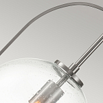 Подвесной светильник с прозрачным плафоном в форме шара в арочной подвеске Hinkley варинант исполнения - 16 | Loft Concept в Новосибирске