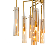 Люстра со стеклянными цилиндрическими плафонами Luminous Cylinders Amber варинант исполнения - 4 | Loft Concept в Новосибирске