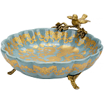 Блюдо фарфоровое Птица на ветке Flora варинант исполнения - 1 | Loft Concept в Новосибирске