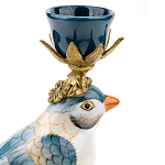 Фарфоровый подсвечник с птицей Eden Garden варинант исполнения - 4 | Loft Concept в Новосибирске