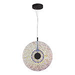 Подвесной светильник из фактурного двойного стекла Heterochromia варинант исполнения - 1 | Loft Concept в Новосибирске