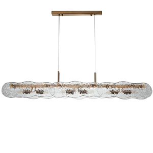 Люстра Elanza Long с  Рельефным Стеклом  