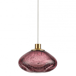 Подвесной светильник с прозрачным стеклянным плафоном округлой формы Effervia  варинант исполнения - 1 | Loft Concept в Новосибирске