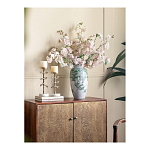 Ваза высокая с зелеными цветочными и птичьими мотивами Vase Inspired by Nature варинант исполнения - 5 | Loft Concept в Новосибирске