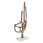 Аксессуар современный Абстракция Abstract Sculpture Brass варинант исполнения - 2 | Loft Concept в Новосибирске