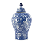 Ваза с крышкой в китайском стиле Гранатовое дерево Blooming Pomegranate варинант исполнения - 3 | Loft Concept в Новосибирске