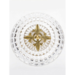 Конфетница из прозрачного рельефного стекла Eden Garden варинант исполнения - 3 | Loft Concept в Новосибирске