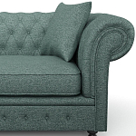 Мебельная ткань Шенилл бирюзовый цвет 138 см T4-31 варинант исполнения - 3 | Loft Concept в Новосибирске