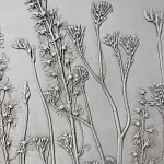 Панно Серые цветы варинант исполнения - 4 | Loft Concept в Новосибирске