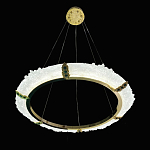 Люстра в форме кольца с цветочным декором Warm Heavenly Light варинант исполнения - 1 | Loft Concept в Новосибирске