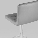 Барный стул с сиденьем серого цвета Honory варинант исполнения - 6 | Loft Concept в Новосибирске