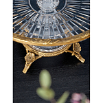 Чаша из прозрачного стекла с фигурками разноцветных попугаев на ободке 38 Eden Garden варинант исполнения - 4 | Loft Concept в Новосибирске