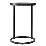 Кофейный столик круглый чёрный Compact Loft варинант исполнения - 1 | Loft Concept в Новосибирске