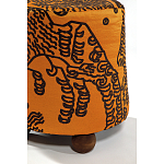 Пуф Wakonda Terracotta Tiger Mountain с Круглыми ножками  варинант исполнения - 3 | Loft Concept в Новосибирске