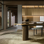 Дизайнерский рабочий стол из металла BLEVIO Table варинант исполнения - 6 | Loft Concept в Новосибирске