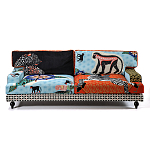 Диван с цветным принтом Qalakabusha Sofa варинант исполнения - 1 | Loft Concept в Новосибирске