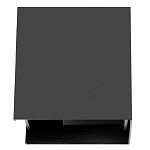 Уличный настенный светильник светодиодный формы куб черного цвета из металла Urban Minimalist варинант исполнения - 1 | Loft Concept в Новосибирске