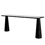 Консоль чёрная на 2-х конусообразных ножках Eros варинант исполнения - 4 | Loft Concept в Новосибирске