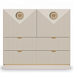 Комод с фактурным фасадом Satin Furniture варинант исполнения - 2 | Loft Concept в Новосибирске