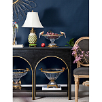 Чаша стеклянная с фигурками разноцветных попугаев на ободке 41 Eden Garden варинант исполнения - 3 | Loft Concept в Новосибирске