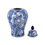 Ваза с крышкой в китайском стиле Гранатовое дерево Blooming Pomegranate варинант исполнения - 4 | Loft Concept в Новосибирске