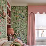 Обои ручная роспись Belvoir Pistachio варинант исполнения - 3 | Loft Concept в Новосибирске