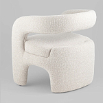 Кресло дизайнерское для лаунж зоны жемчужного цвета Pearl Lounge варинант исполнения - 6 | Loft Concept в Новосибирске