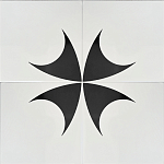 Дизайнерская плитка с узором Комета варинант исполнения - 1 | Loft Concept в Новосибирске