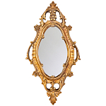 Зеркало настенное в ажурной раме бронзового цвета Classic Ornament Mirror варинант исполнения - 1 | Loft Concept в Новосибирске