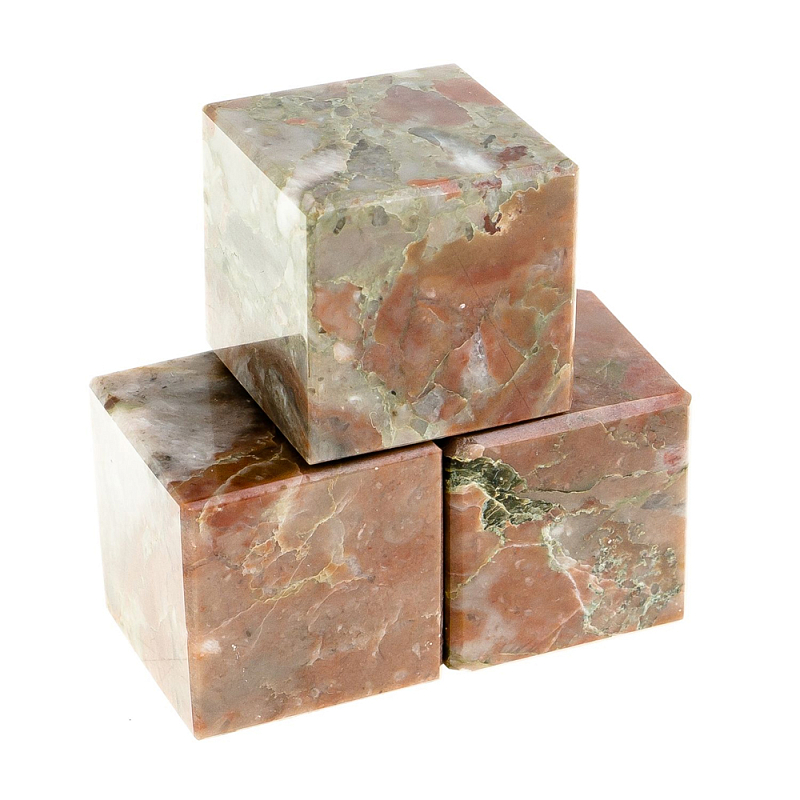 Камни для охлаждения виски из натурального камня креноид Natural Stone Cube Креноид в Новосибирске | Loft Concept 