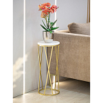 Столик дизайнерский Beige marble варинант исполнения - 6 | Loft Concept в Новосибирске