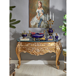 Чаша темно-синяя фарфоровая с бронзовыми ручками в виде ангелов Eden Garden варинант исполнения - 5 | Loft Concept в Новосибирске