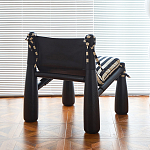 Кресло черно-белое со съемными подушками Celebrity варинант исполнения - 3 | Loft Concept в Новосибирске