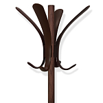 Вешалка коричневая с 4-мя крючками из пластика Curves Hangers варинант исполнения - 3 | Loft Concept в Новосибирске