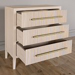 Комод Primo с 3 выдвижными ящиками Светлый дуб варинант исполнения - 5 | Loft Concept в Новосибирске