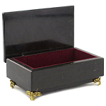 Шкатулка из натурального камня змеевик чёрного цвета Stone Casket варинант исполнения - 4 | Loft Concept в Новосибирске