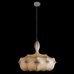 Подвесной светильник с белым фигурным абажуром и мягкими волнистыми краями Cloud Motion  варинант исполнения - 10 | Loft Concept в Новосибирске