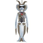 Кукла из джинсовой одежды и армейских палаток Rusalka Jeans&Tents варинант исполнения - 1 | Loft Concept в Новосибирске