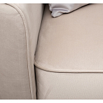 Диван двухместный раскладной светло-серый с кантом Pride варинант исполнения - 5 | Loft Concept в Новосибирске