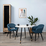 Шкаф-витрина в стиле лофт с чёрной стеклянной дверью Urban Style Space варинант исполнения - 6 | Loft Concept в Новосибирске