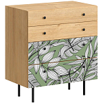 Комод с принтом на ящиках Elise Chest of Drawers варинант исполнения - 3 | Loft Concept в Новосибирске
