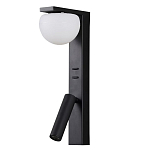 Бра с белым полусферическим плафоном и цилиндрическим поворотным спотом Trumpet Wall Lamp варинант исполнения - 1 | Loft Concept в Новосибирске