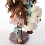 Авторская кукла Девочка с медвежонком варинант исполнения - 2 | Loft Concept в Новосибирске