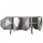 Комод с фасадом из геометрических фигур Coleccion Alexandra варинант исполнения - 1 | Loft Concept в Новосибирске