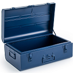 Металлический сундук Metal Dark Blue варинант исполнения - 3 | Loft Concept в Новосибирске