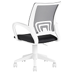 Офисное кресло с основанием из белого пластика Desk chairs Black варинант исполнения - 5 | Loft Concept в Новосибирске